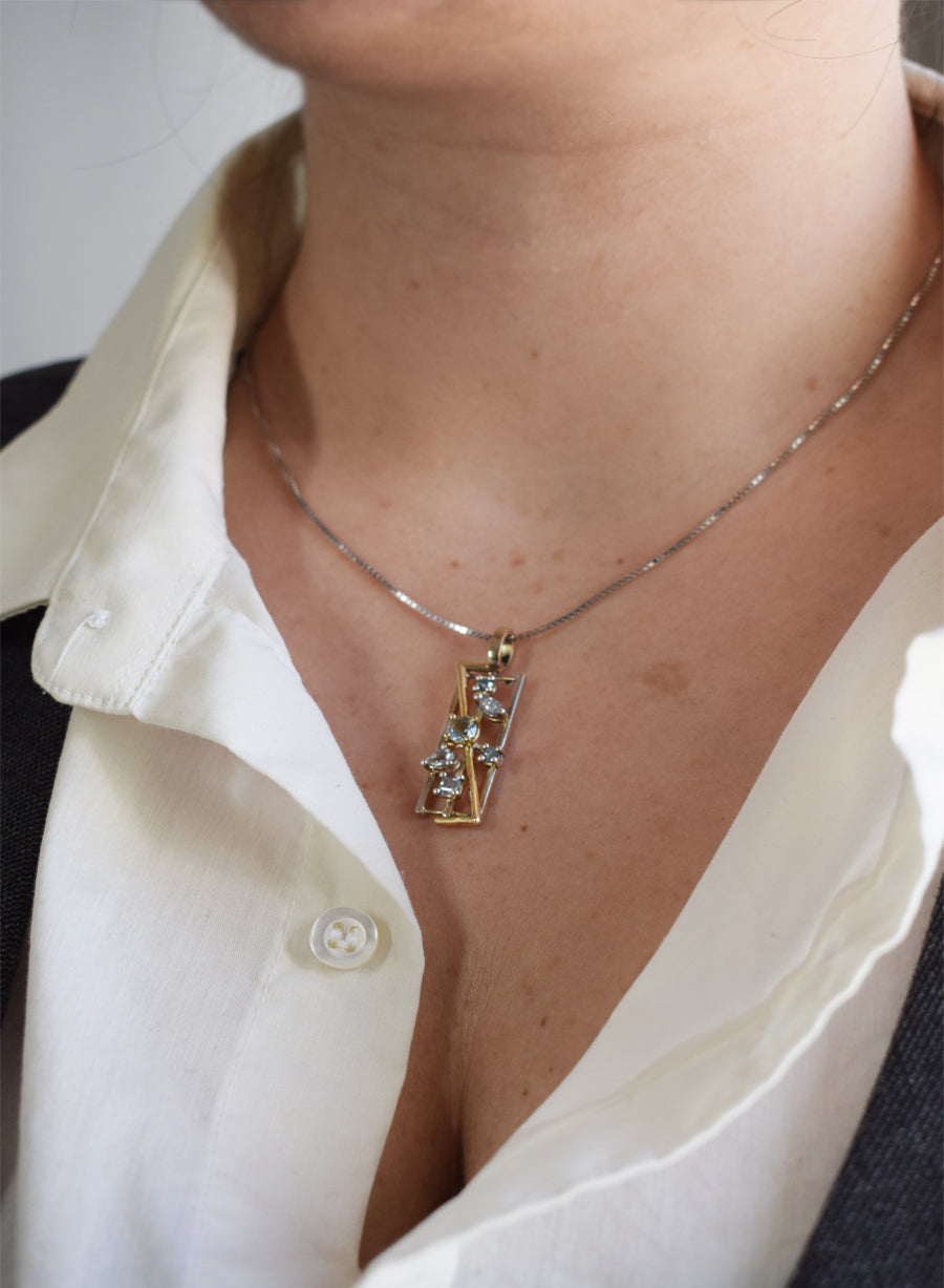 Ciondolo Andromeda Acquamarina