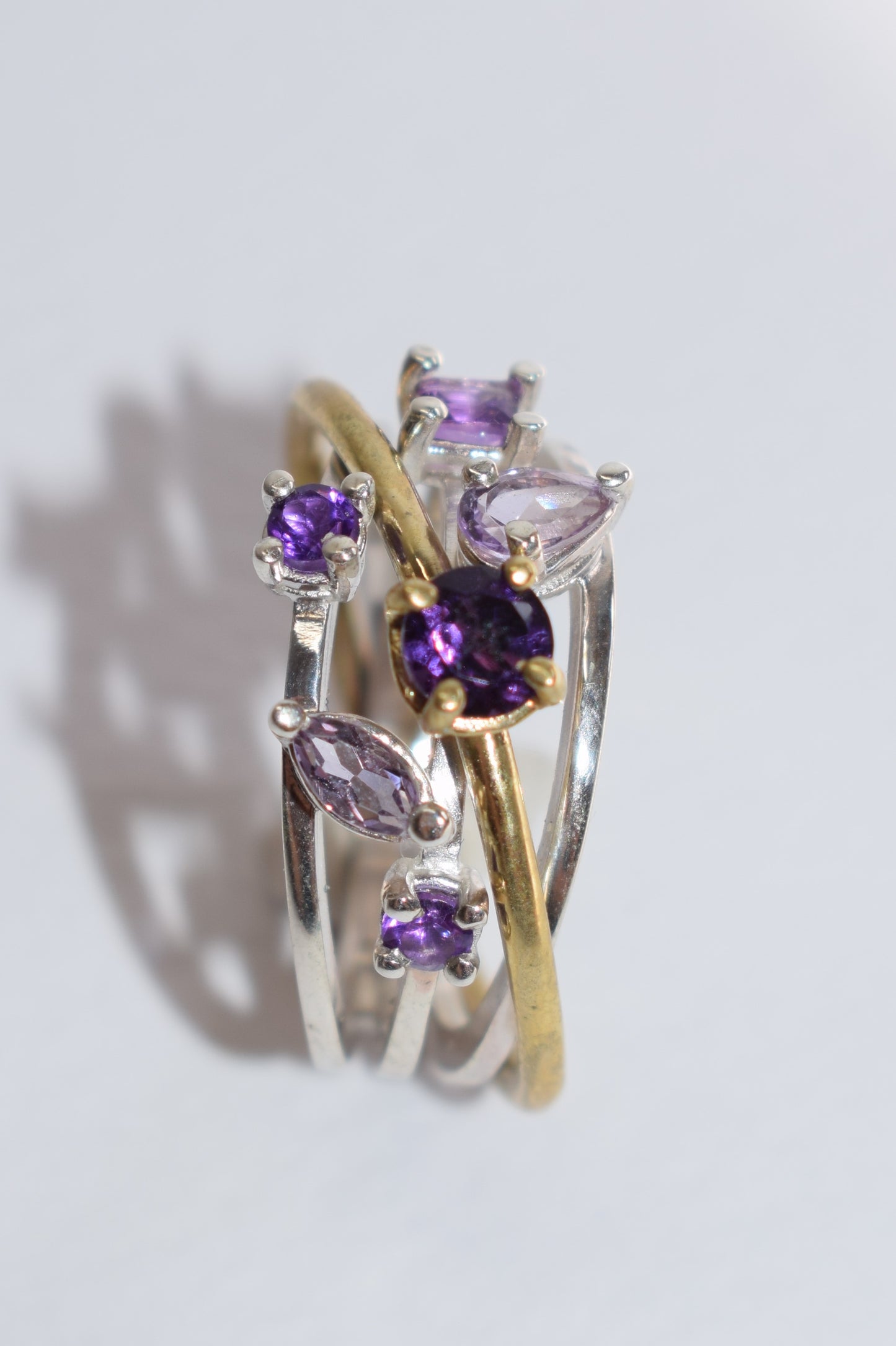 Anello Andromeda Ametista