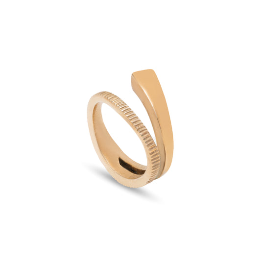 Anello Avvolgente Bronzo Texture