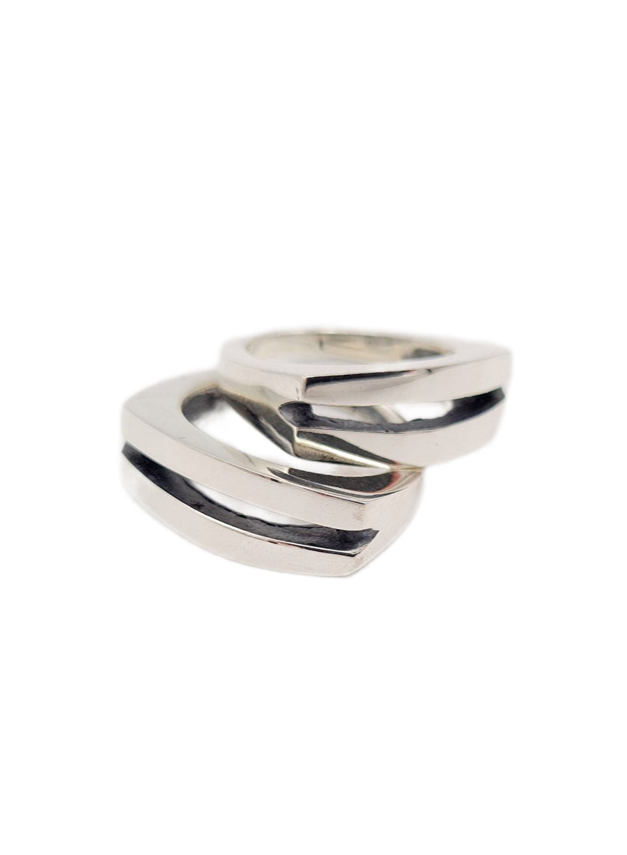 Anello Parallele Argento