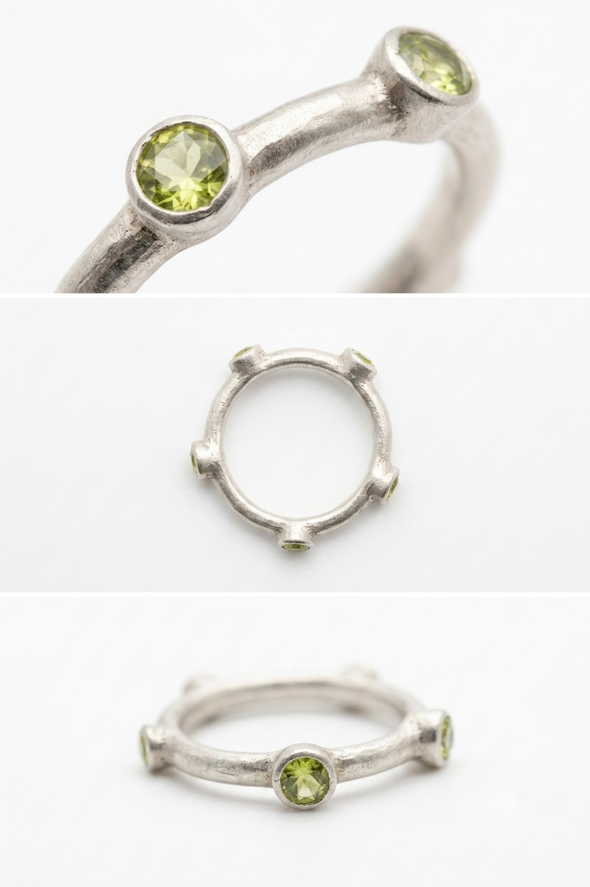 Anello ASTRA peridoto